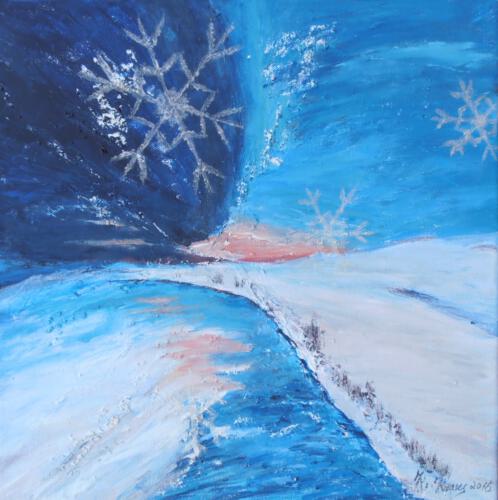 Winterfarben 40 x 40