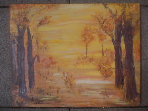 Morgenspaziergang 40 x 40 verkauft